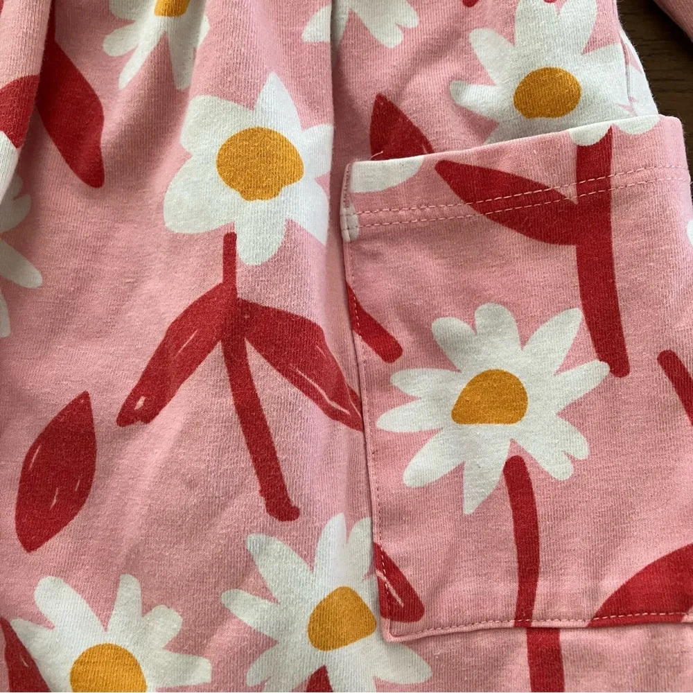 Hanna Andersson Pink Dress with Floral Pattern - Picture 3 of 4